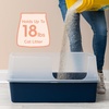 image:imageIRIS USA XXLarge Side Entry Cat Litter Box Navy  MultiCat Use Extended Length Design Extra Room Interior Jumbo Capacity Pan Comfortable Space Multiple Cat ReadyNavy