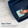 image:imageIRIS USA XXLarge Side Entry Cat Litter Box Navy  MultiCat Use Extended Length Design Extra Room Interior Jumbo Capacity Pan Comfortable Space Multiple Cat ReadyNavy
