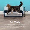 image:imageIRIS USA XXLarge Side Entry Cat Litter Box Navy  MultiCat Use Extended Length Design Extra Room Interior Jumbo Capacity Pan Comfortable Space Multiple Cat ReadyNavy
