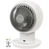 image:imageIRIS USA WOOZOO Air Circulator Fan with Remote Oscillating 10 Speeds 92ft Max Air Distance 120 Adjustable Tilt 35db Quiet Motor Small Fan for Bedroom Office Dorm White