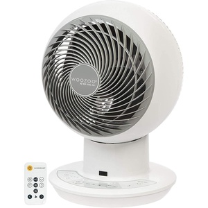 image:imageIRIS USA WOOZOO Air Circulator Fan with Remote Oscillating 10 Speeds 92ft Max Air Distance 120 Adjustable Tilt 35db Quiet Motor Small Fan for Bedroom Office Dorm White