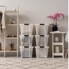 image:imageIRIS USA 18 Quart Clear Storage Organizer with Removable Dividers  Removable dividers organize tools pantry goods and household supplies Stackable design saves space54 Qt