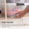 image:imageIRIS USA 18 Quart Clear Storage Organizer with Removable Dividers  Removable dividers organize tools pantry goods and household supplies Stackable design saves space13 Qt